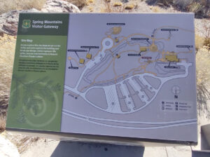 Spring Mountains Visitor Gateway Site Map